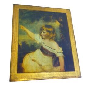 Vintage Fratelli Alinari Sir Joshua Reynolds Portrait Of Master Hare